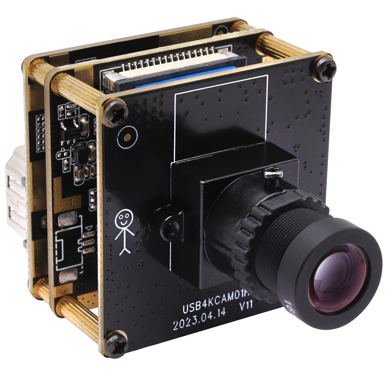 ELP 4K USB HDMI Camera Module IMX415 H.265 H.264 MJPEG 30fps Free Driver with HD 16mm Lens - Click Image to Close
